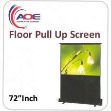 Floor Pull Up Screen 72 Inch